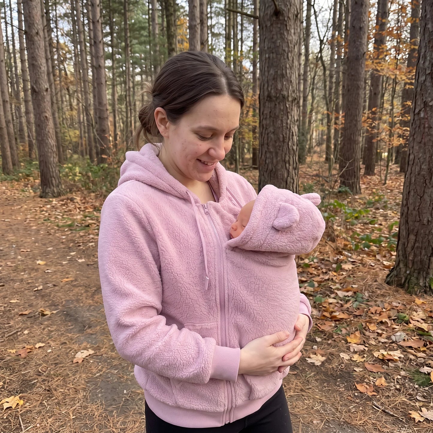 Capcarry Fleece Hoodie for Two